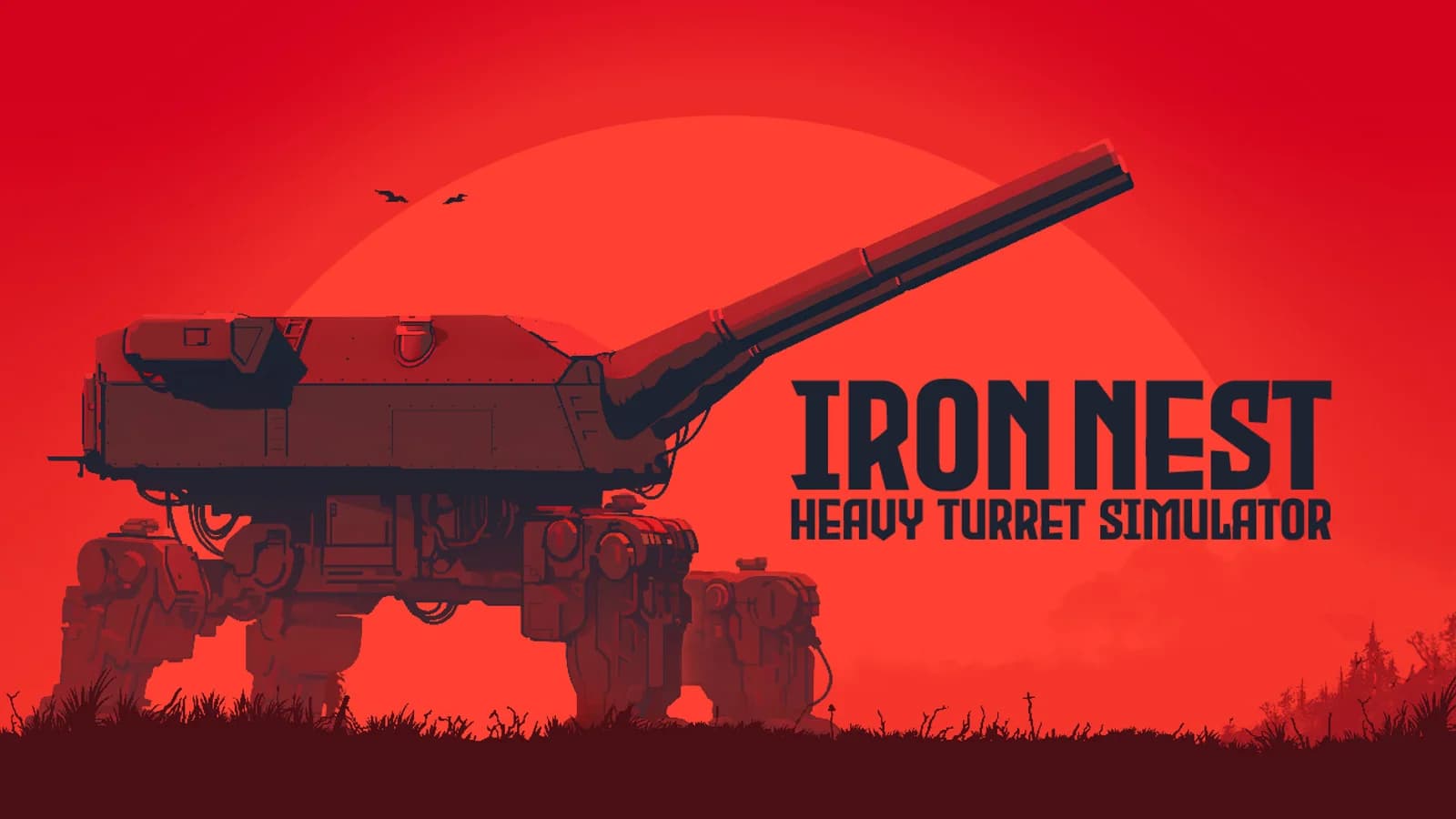 Official IRON NEST Heavy Turret Simulator Steam artwork
